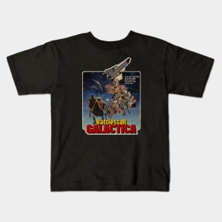 battlestar galactica vintage Kids T-Shirt